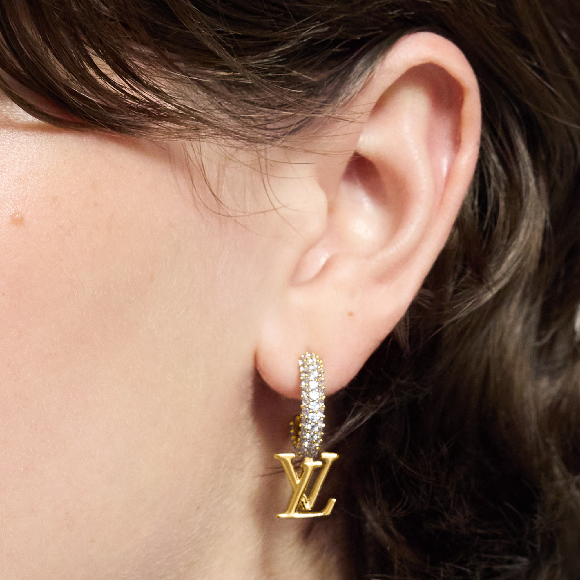 Shop LOUIS VUITTON LV Iconic Earrings at Beverly Center in Los